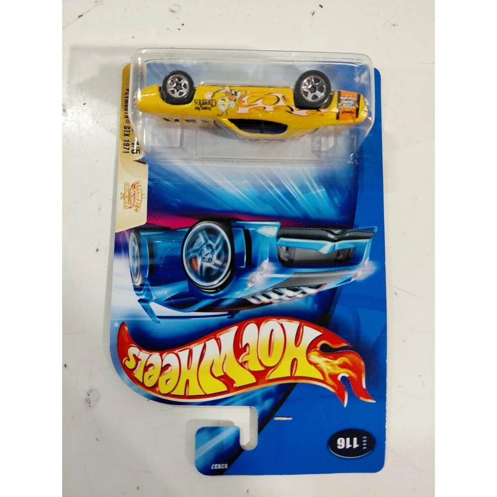 NIP Hot Wheels Cereal Crunchers 1:64 DieCast Cheerios 1971 Plymouth GTX Car